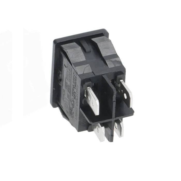 Black Bipolar Switch 16A - Image 2