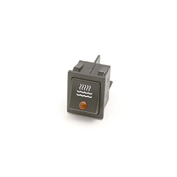 Black On/Off Water Switch With Orange Light and Water Symbol