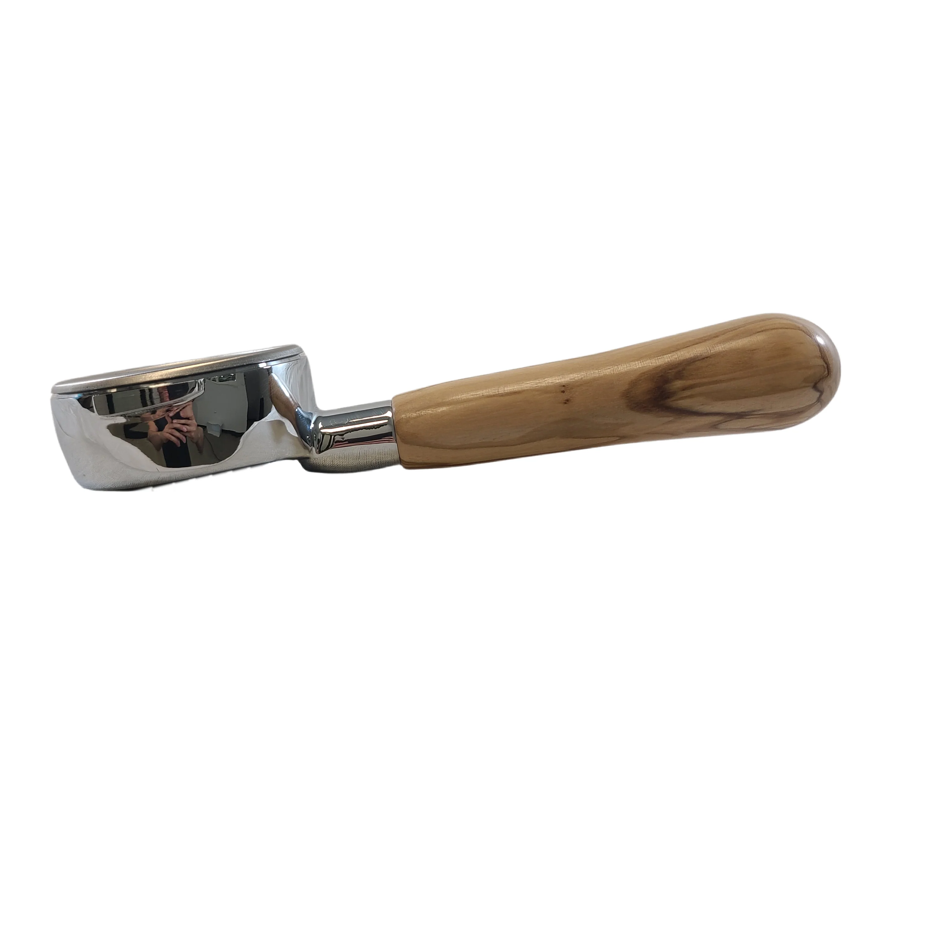 Bottomless Portafilter With Wood Handle (5.7mm) - Image 2