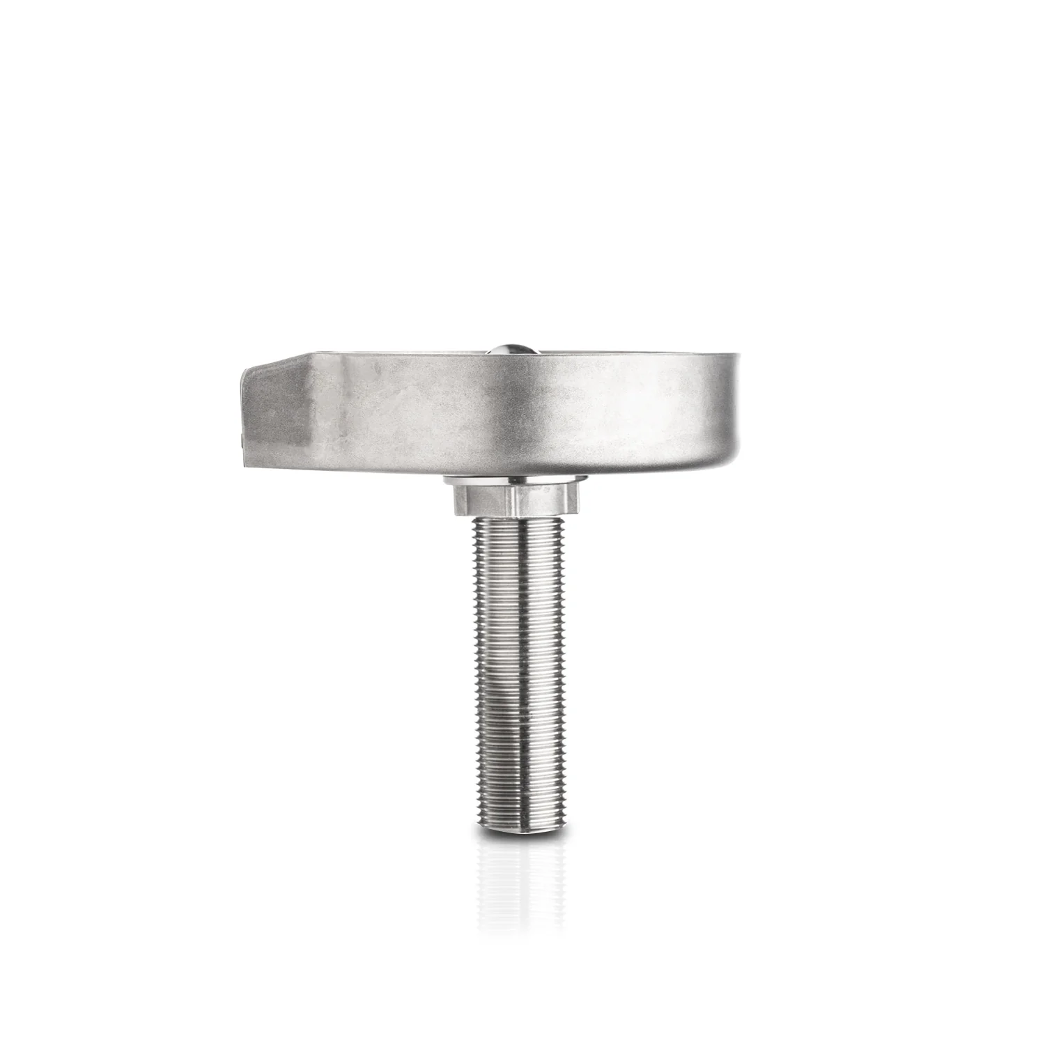 Espresso Parts 4" Round Sink Rinser With Wobble Plate - Image 3