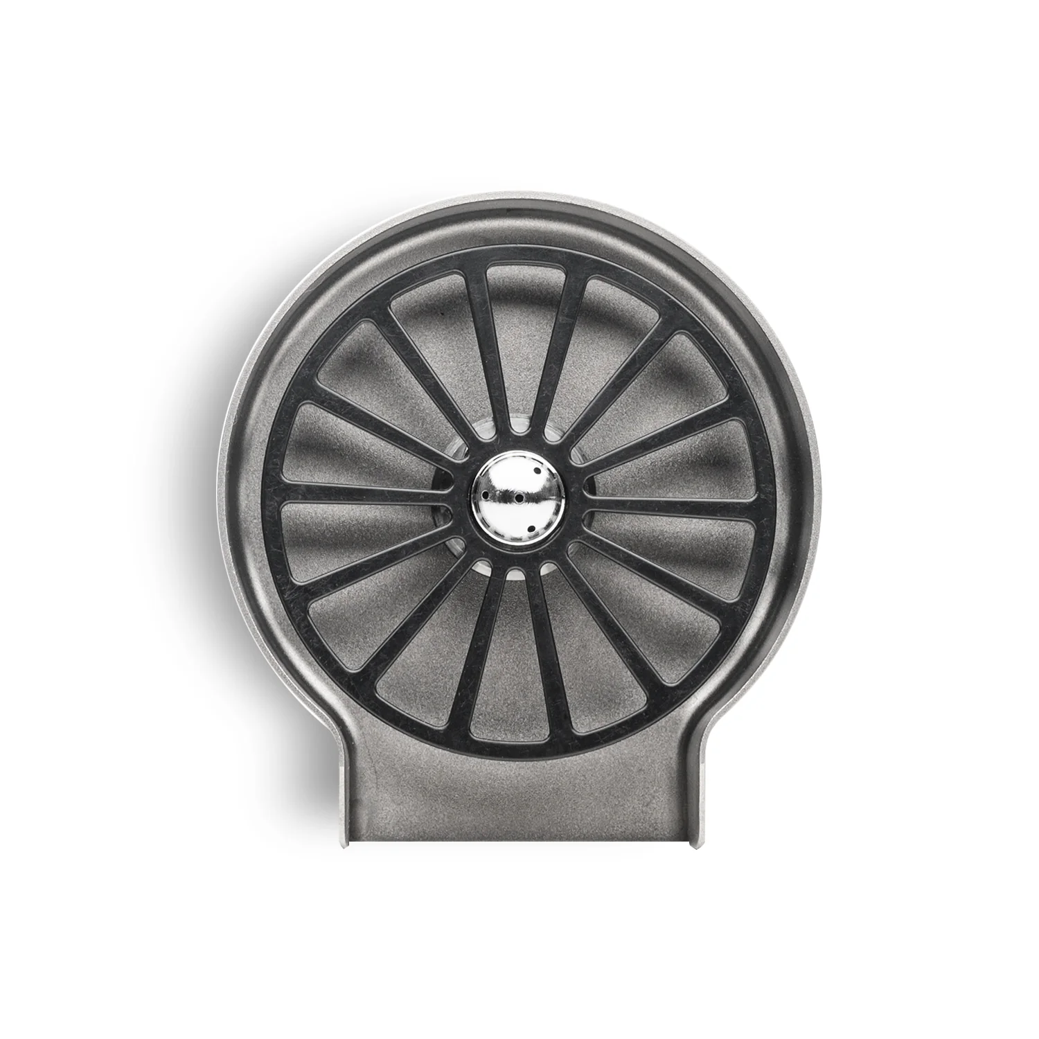 Espresso Parts 4" Round Sink Rinser With Wobble Plate - Image 4