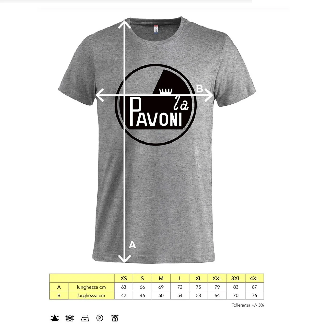 La Pavoni Grey T-Shirt - Image 3