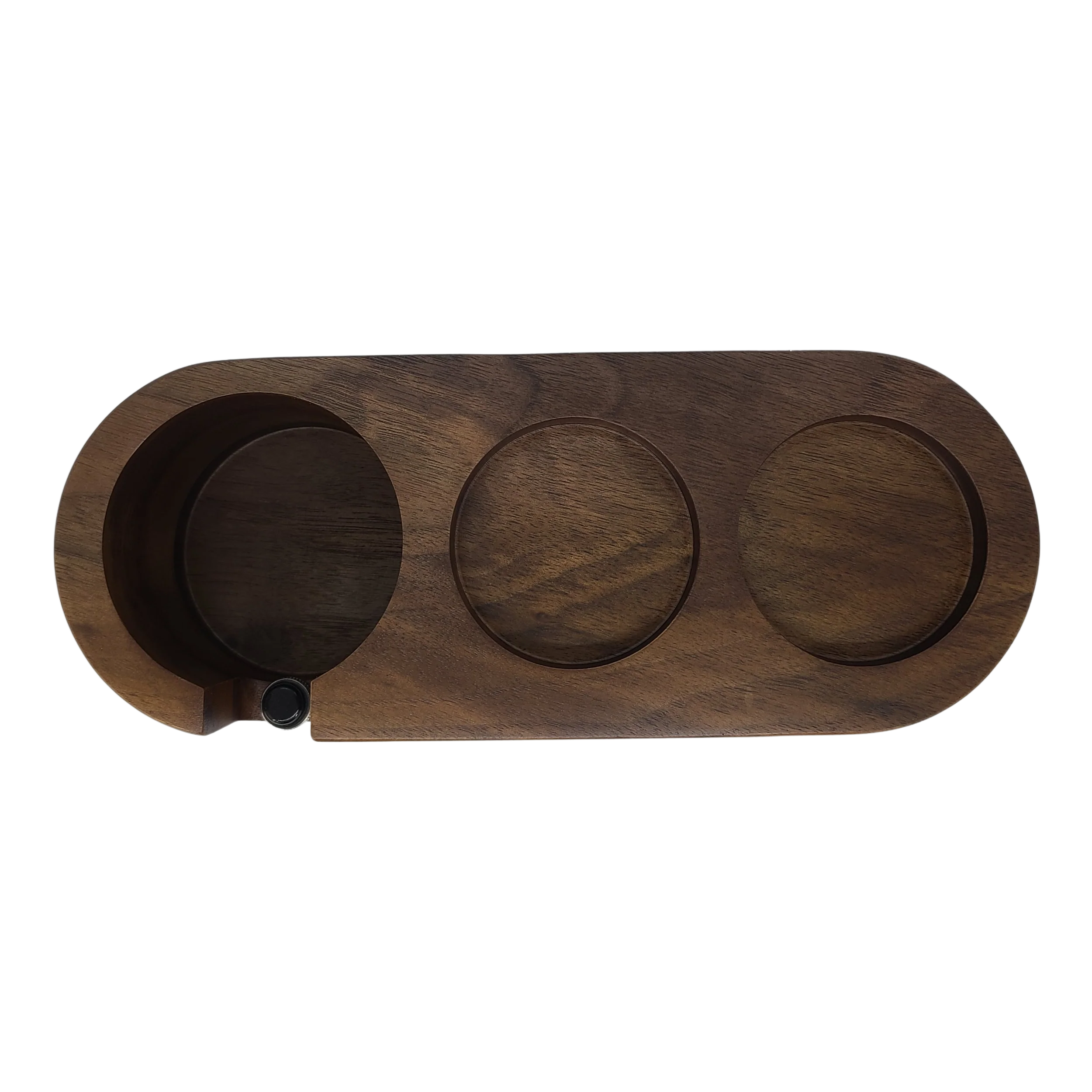 Mojae Walnut Tamping Station - 3 Slots - Image 2