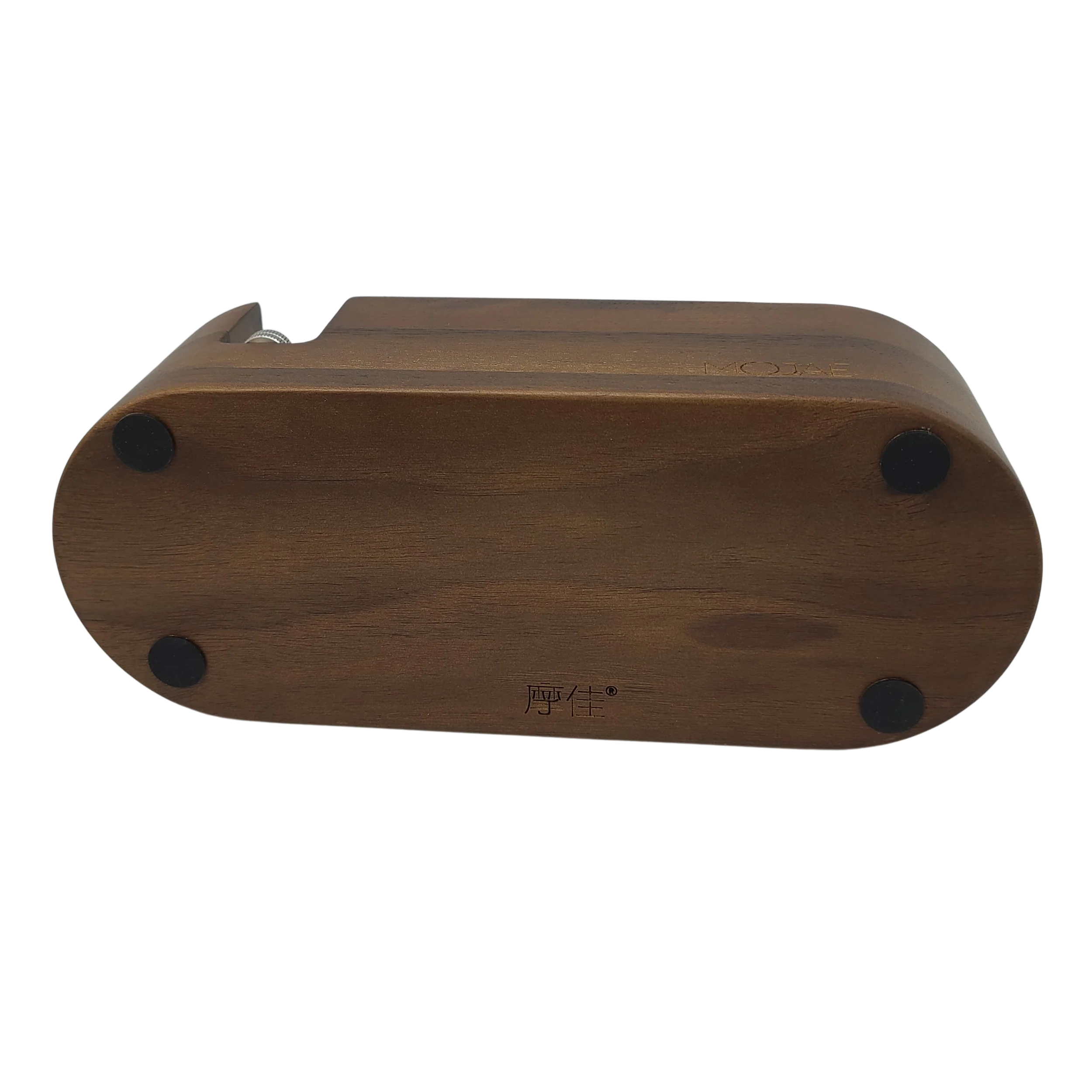 Mojae Walnut Tamping Station - 3 Slots - Image 3