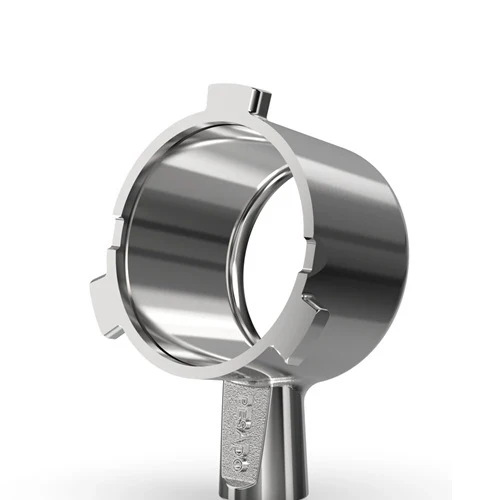 Pesado Stainless Steel Bottomless Hybrid Portafilter (Breville 54mm) - Image 2
