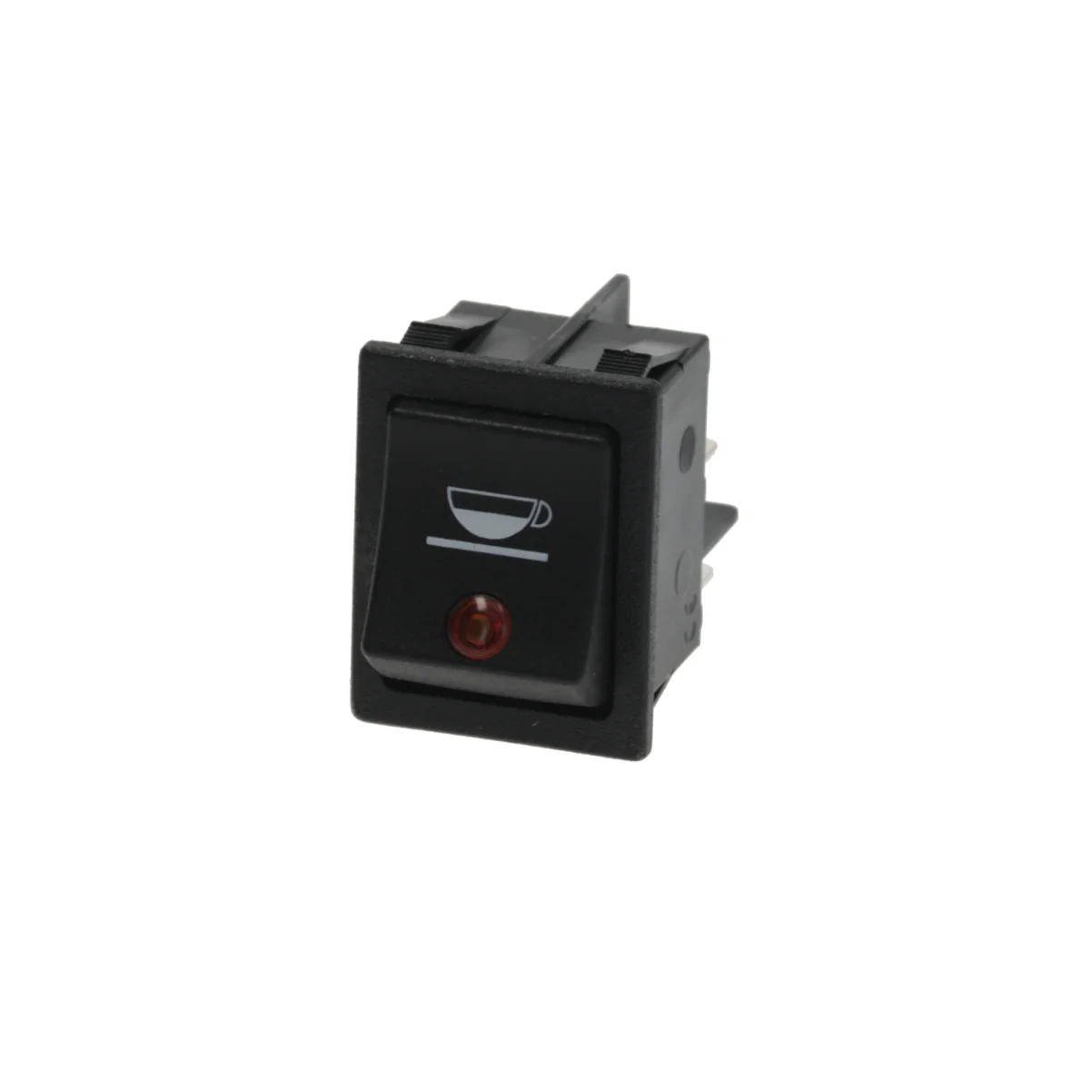 Rancilio Silvia Black On/Off Brew Switch With Orange Light and Coffee Symbol (OEM)